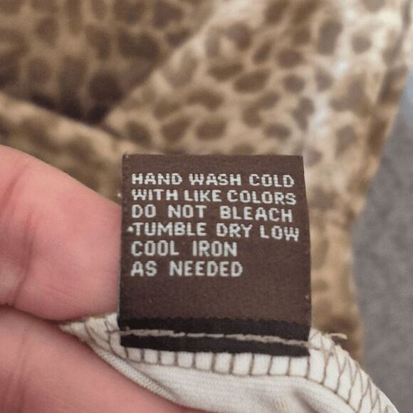 J. McLaughlin Women's Long Sleeve Panama Animal Print Faux Wrap Dress M - Picture 5 of 6